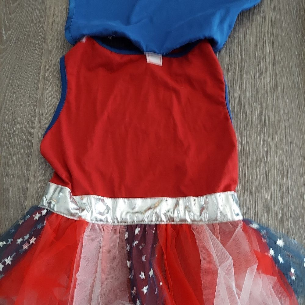 Bootique Superhero Girl Super Dog Costume Size Large - Picture 4 of 5
